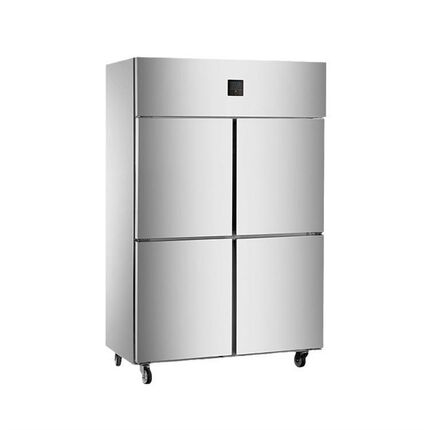 雪村四门/六门全钢铜管冰箱 201不锈钢四门冰柜 冷藏X冷冻双温冰