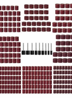338pcs Drum Sanding Kit Sanding Bands DruMms 1/2  1/4  3