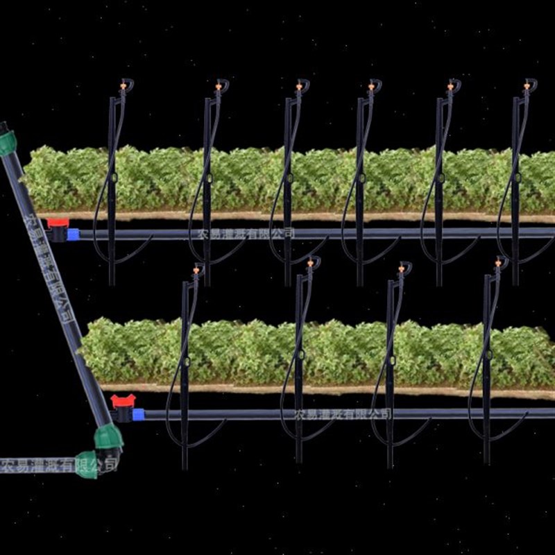 地插360旋转微喷头G型雾化喷头草坪农用自动浇水Y大棚喷灌设备