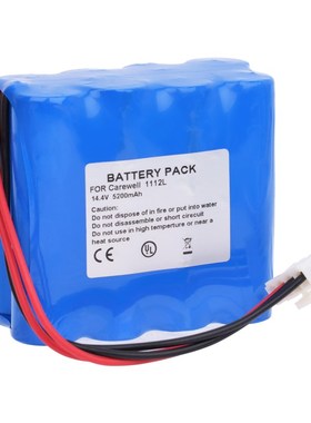 适用carewell 凯沃尔 ECG-1112 ECG-1112G EPCG-1112L 可充锂电池