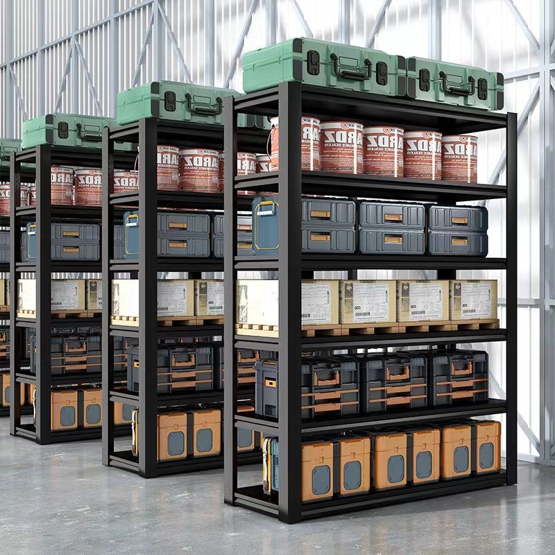 家用货架置c物架多层落地仓库阳台储物架杂物间商用超市钢制收纳