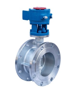 天津大站a力字阀304不锈钢D343W-16P法兰涡轮硬密封蝶阀DN50-DN60