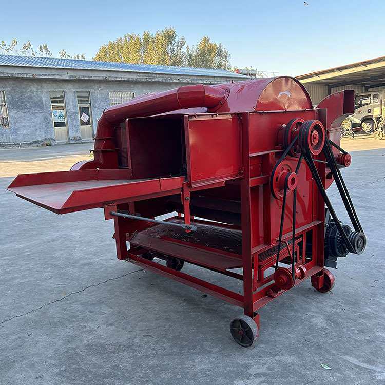 多功能黄豆蚕豆脱粒机 甘草苦豆子加工脱粒机面粉厂用筛选脱粒机