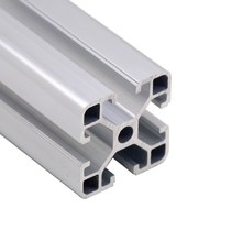 1PC 4040 Aluminum Profile Extrusion 100-800MM Length Europea