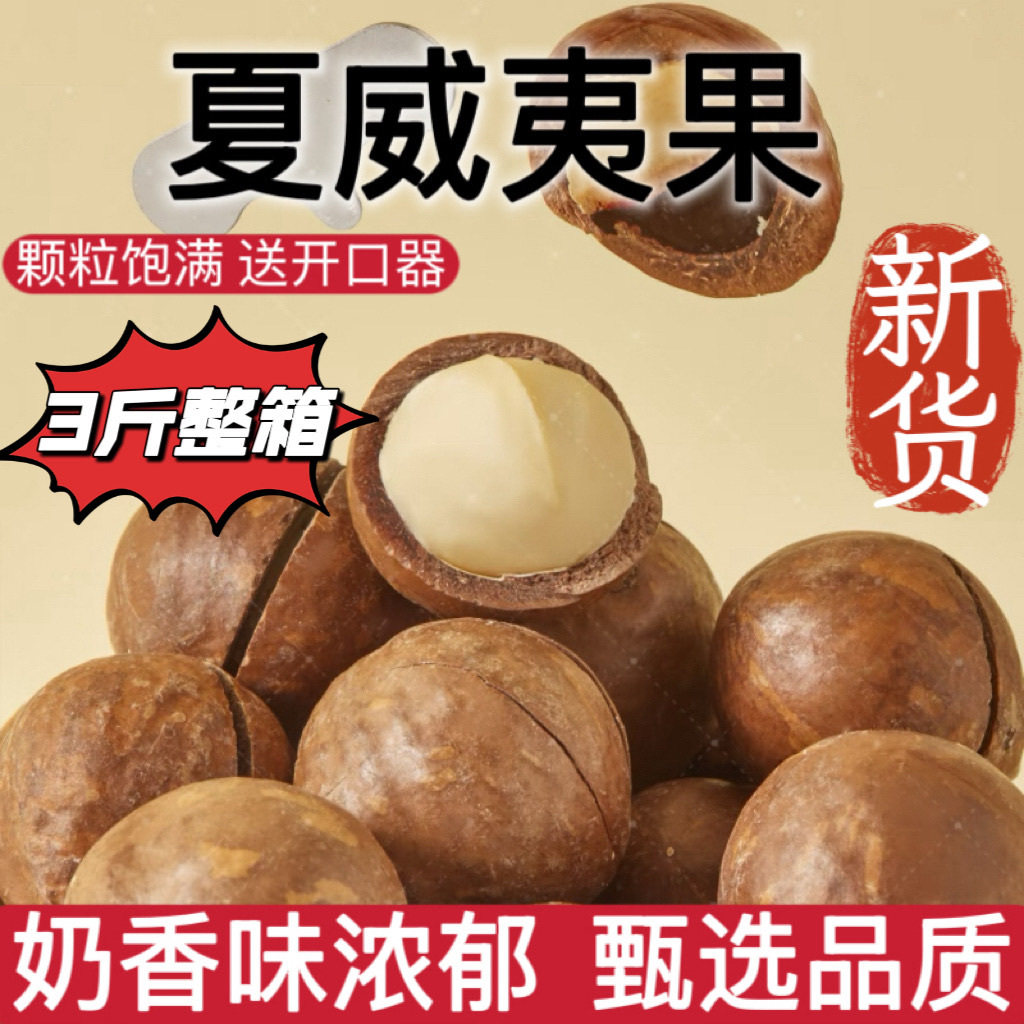 2025新货夏威夷果奶油味整箱