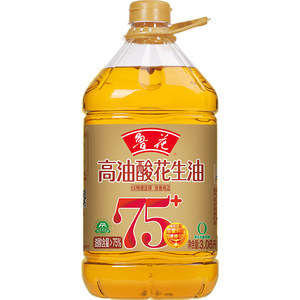 【鲁花集团】高油酸3.06L油酸含量＞75%压榨花生油食用油福花官方