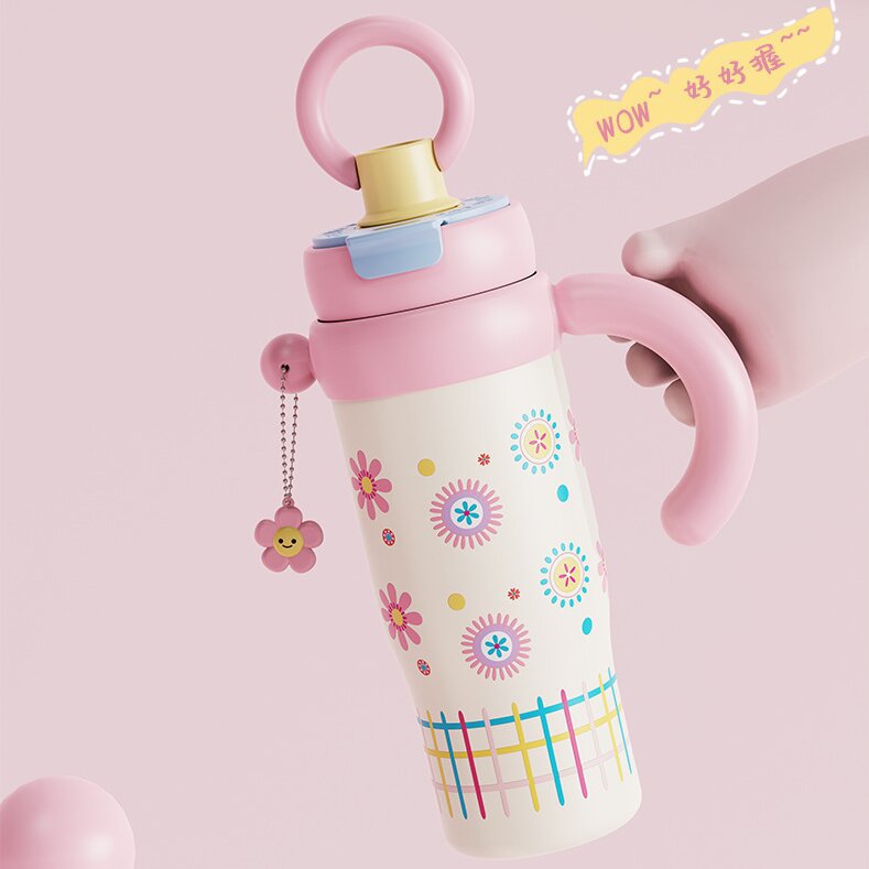 日本品质巨无霸保温杯大容量水杯女新款2025高颜值女士吸管办公室