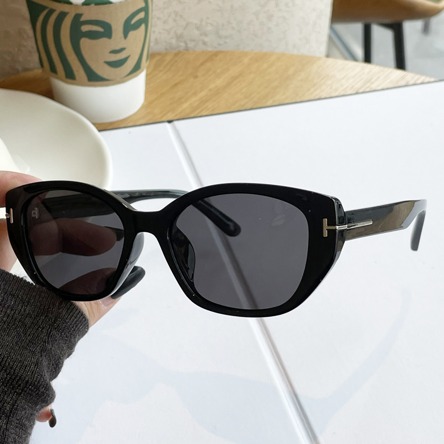 日本品质2025新款太阳镜不规则复古防紫外线TR偏光墨镜男女款大框