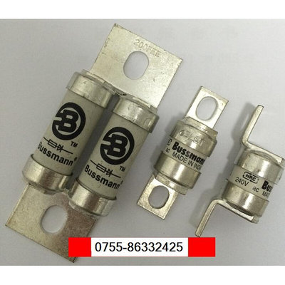 BS88:4 快速熔断器120FEE 120A 690V 双管保险 总长94MM 孔距70MM