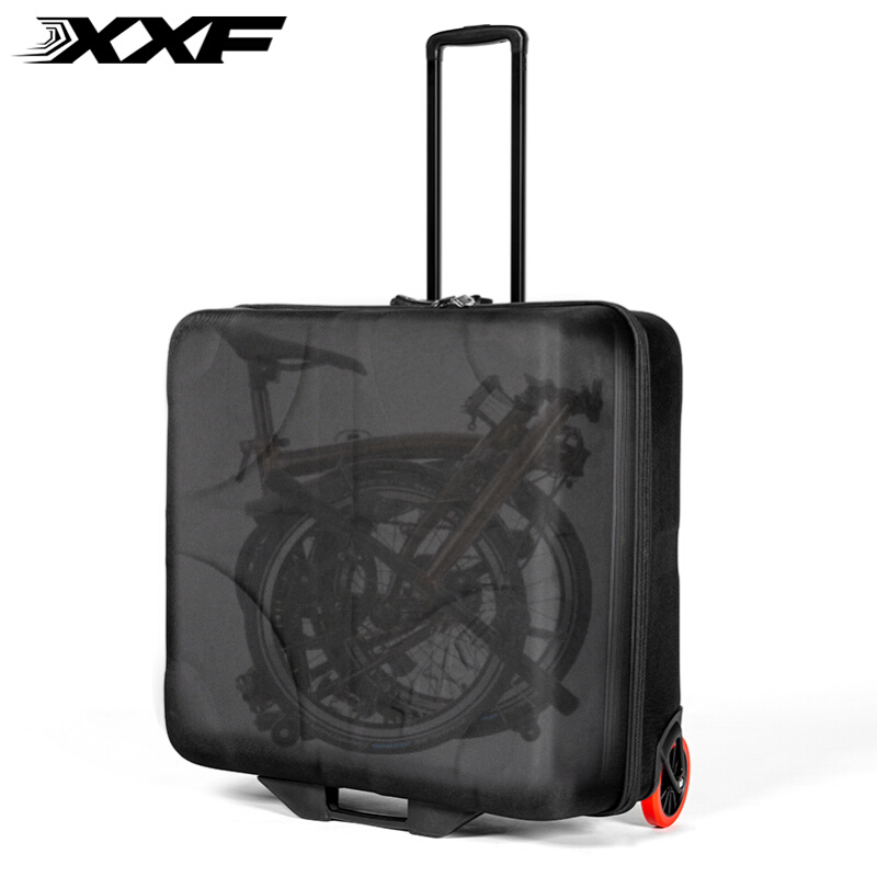 XXF自行车装车箱硬壳托运箱带滚轮小布折叠车长途货运打包行李箱