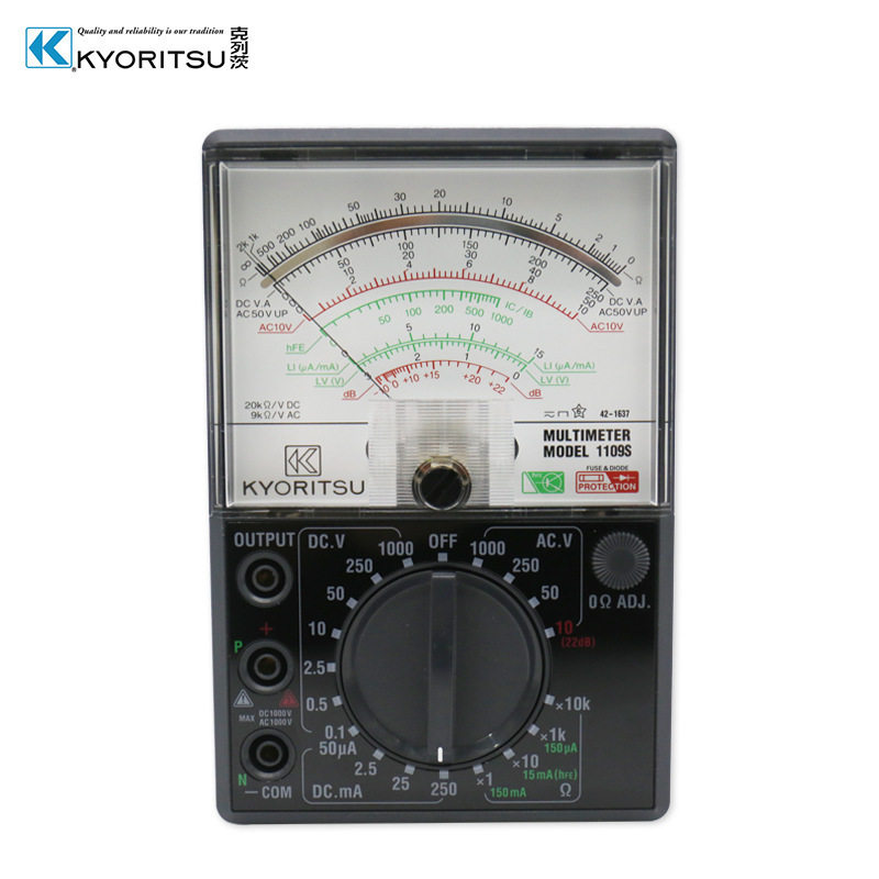 日本共立/克列茨(KYORITSU)KEW1109S/MODEL1110指针式万用表