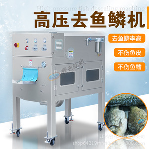 赣云牌全自动高压去鱼鳞机输送式鱼类打鳞机多功能水产加工设备