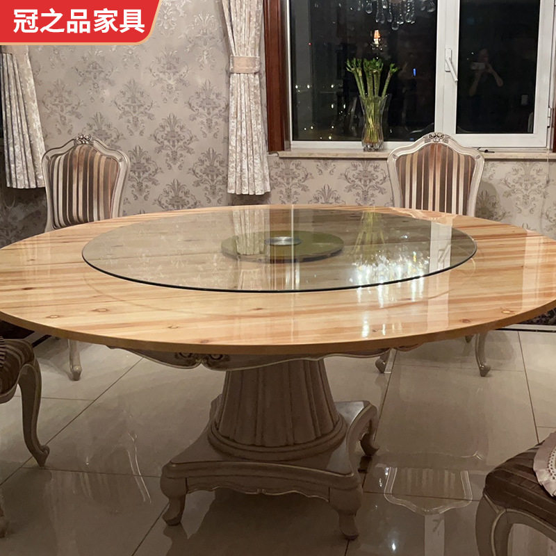 厂家供应转盘餐桌 家用旋转耐高温酒店饭馆餐厅可折叠大圆盘桌子