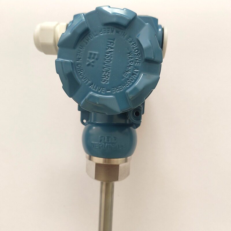防爆安全温度变送器一体化热电阻智能数显螺纹法兰温度变送器