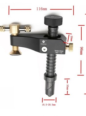 HONGDUI Woodworking Desktopy Surface Fixing Clamp Aluminum A