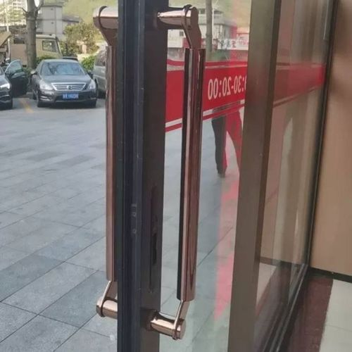 刀型玫瑰c钢化木门侧装刀头型不锈钢有框推拉门电镀有无无框大拉