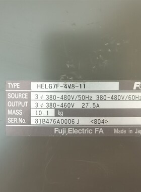 日立无机房变频器HgELG7F-4V8-11 4V7-8 HELG7F-4V9-8/11/15/5.5