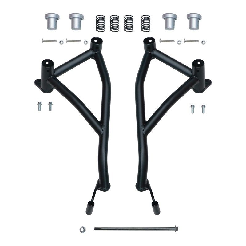 适用隆鑫无极660RR护杠特技杠摩托车LX650GS双头保W险杠防摔改装