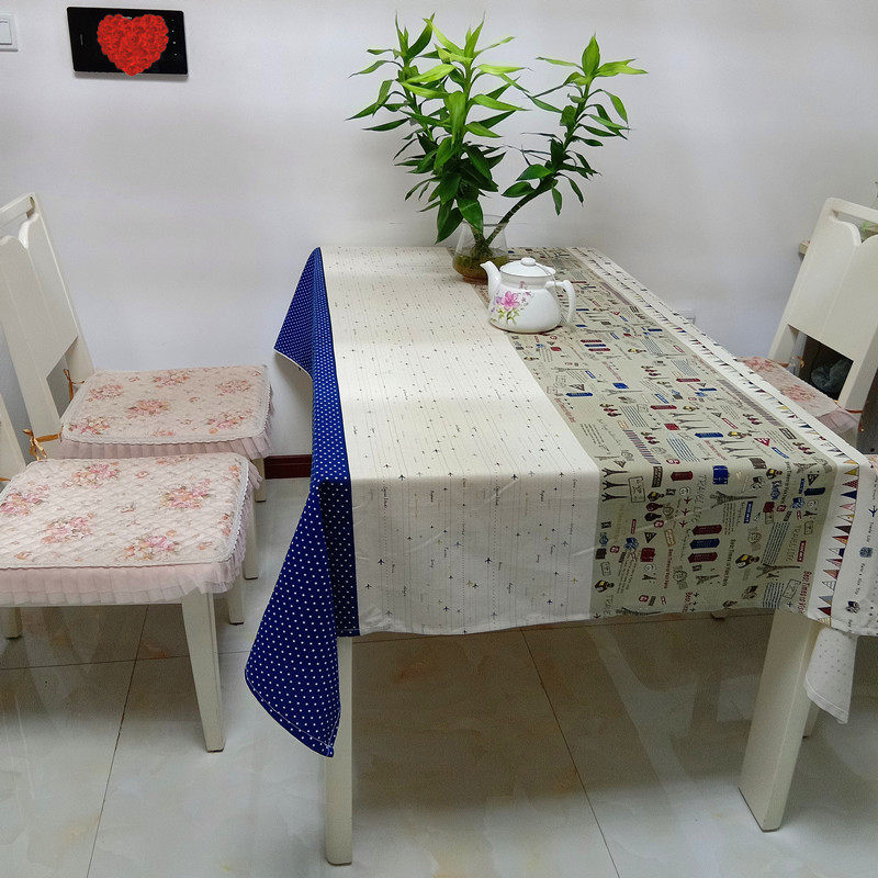 高档棉麻桌布欧j式台布餐桌布家用酒店盖布茶几布多用巾