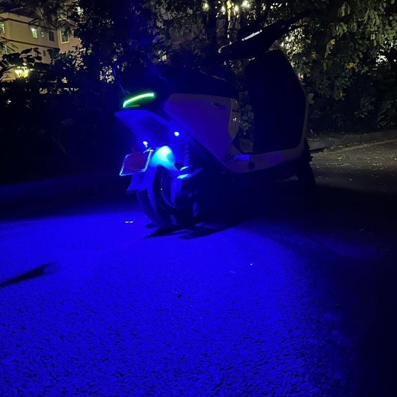 九号电动车氛灯M8m95N70n85cF530c械师Fmi损x刹机车爆闪c无围安装