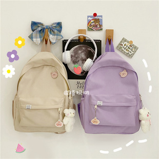女童出游双肩包儿童旅游背包外出小学生郊游可爱小书包中大童春游