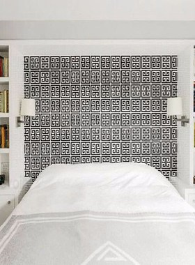 2020a Modern lattice wallpaper 3d bedroom background Wallpap