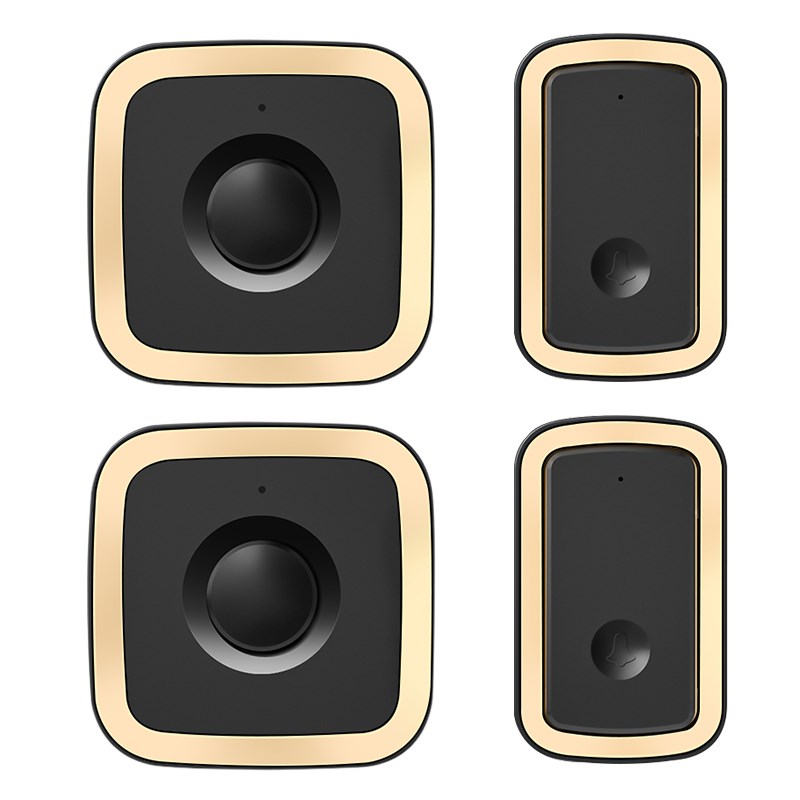 智能无线电门铃家用门铃二拖二远I距离电子遥控门玲呼叫器