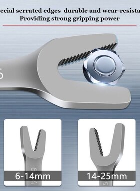 Double-Ended Wrench Open-Exnd Wrench Spanner Open Jaw Wrench