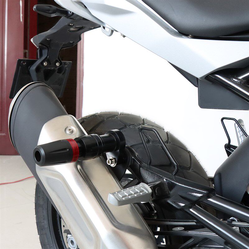 适用贝纳利飓风302R龙卷风252R改装排气L管防摔球防摔胶保险杠配