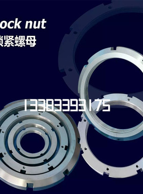 豫西锁紧螺母圆f螺母带槽螺母HML56 HML60 HML64 HML68 HML69