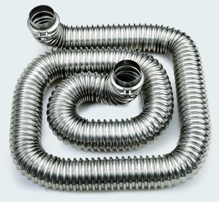 不锈钢波纹管卡箍式波纹管回字型波纹管左M右字型波纹管汤桶火管
