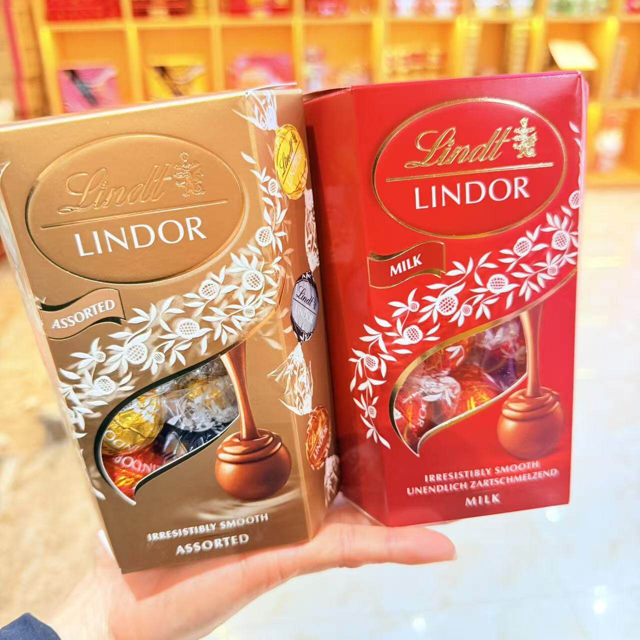 Lindor瑞士莲巧克力软心球200g黑白牛奶年货礼盒进口零食喜糖送礼