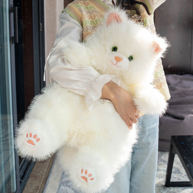 韩国Redking可爱炸毛公仔毛绒玩具小黄鸭猫咪玩偶抱枕生日礼物女