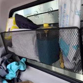 货车驾驶室收纳盒挖机铲车勾机储物盒粘贴式 置物架杂物收纳筐配件