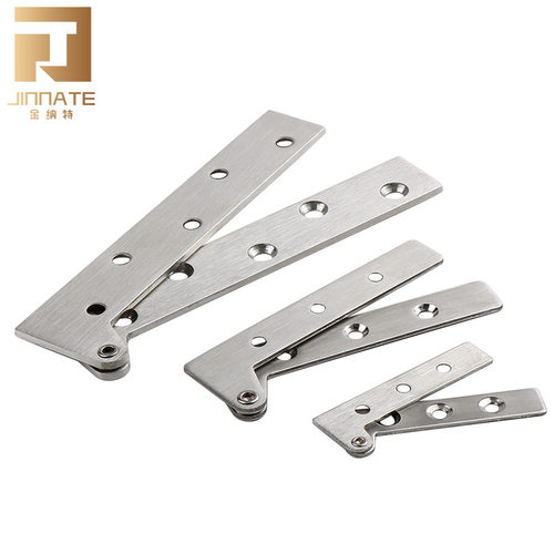 厂家直供不锈钢鸡嘴铰 七字铰360度旋转隐藏铰链 天地合页五金件