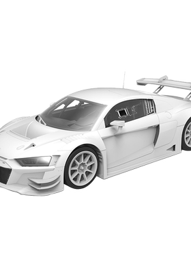 MENG CS-008 奥迪R8 LMS EVA RT TEST TYPE-01 TSRT R8 拼装模型