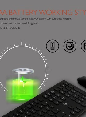 Alumium metal Wireless 2.4Ghz Bkeyboard full Size 110 keys,