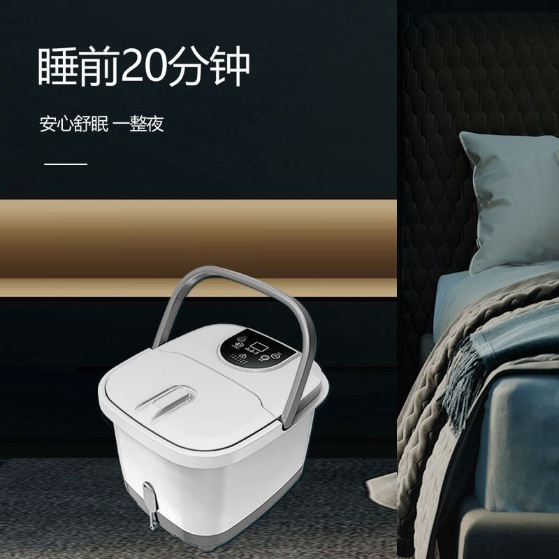 泡脚桶全自动g加热恒温按摩养生洗脚桶家用智能电动蒸汽高深足浴
