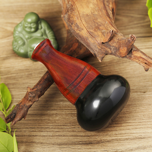 砭石温灸仪热敷扁石太极球加热艾灸矾石I按摩器泛石扶能量阳罐刮