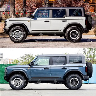 适用于江铃福特Bronco烈马车贴拉花装饰改M装复古车身汽车贴纸贴