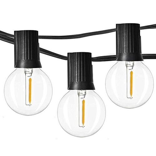 Globe Solar String Ligshts G40 LED Bulbs Decorative Outdoor
