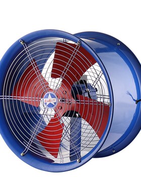 SF低噪声轴流风机2n20v岗位式工业排气风扇380v厨房家用抽油烟机