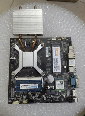 杰微JW 7110T主板,EM-7110cpuV 带4g内存