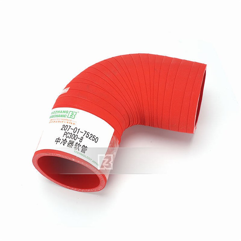 小松PC300-8中冷器进气管 中冷箱z进风管出气管207-01-75250挖掘