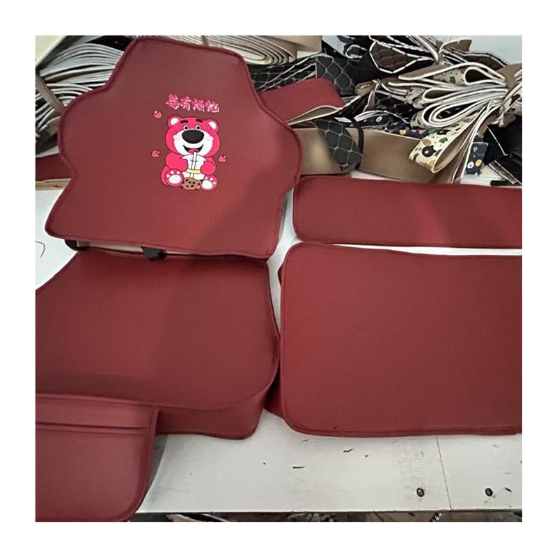 适用雅迪EV511电动三轮车座套卡G通可爱棉麻透气皮革防水四季