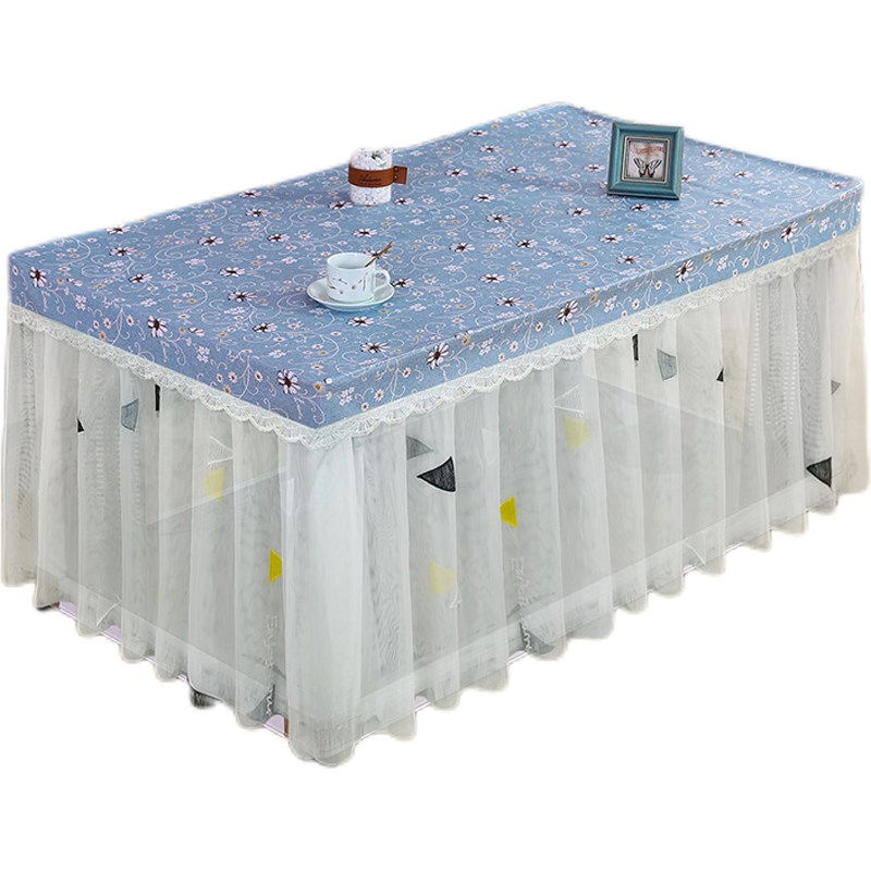 热销夏季防水防油免洗电炉罩套薄A款烤火桌子罩套客厅茶几防尘蕾