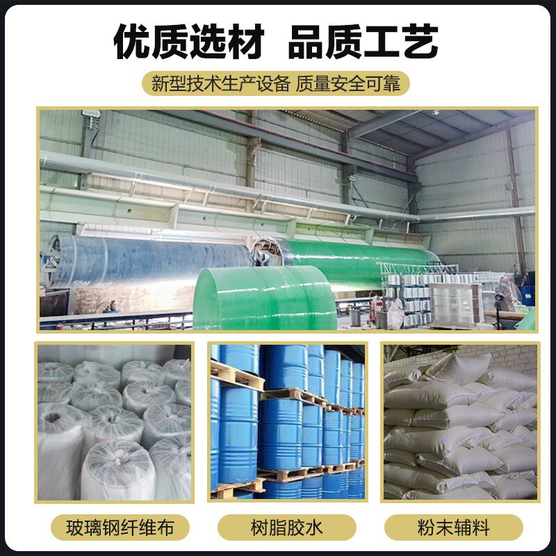 玻璃钢化粪池地埋l沉淀池生活污水粪便处理设备消防储水罐子新农
