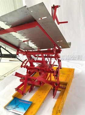 手摇式LIE秧插机 人双行力步退式苗种植机 秧小型平X原水稻移栽机