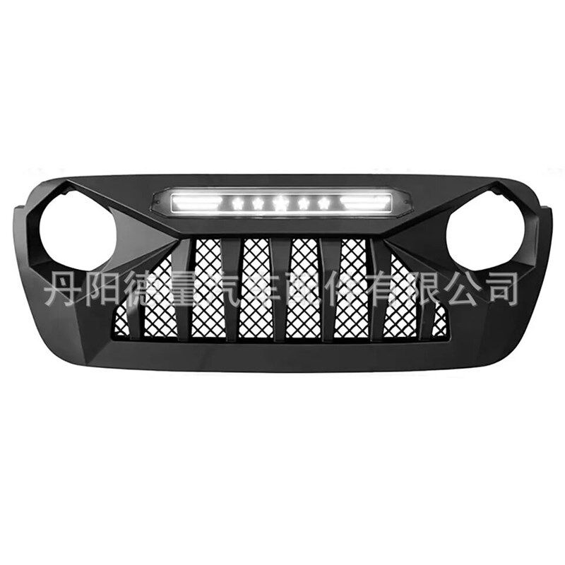 适用于JEEP吉普JL牧马人中网 JT角斗士中网 JL带灯中X网牧马人前