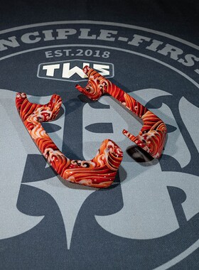 小牛电动车NQI/N1S拉手尾翼改装中国风海浪碳纤维XNGT后扶手